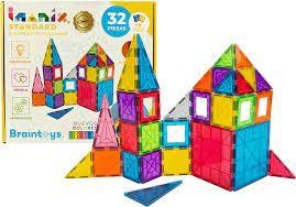 JOC IMANTS BRAINTOYS IMANIX CLÀSSIC 32 PECES | 7804681190028 | 350032 | Llibreria La Gralla | Librería online de Granollers