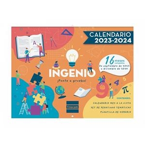 CALENDARI PARET 16 MESOS 2023-24 FINOCAM ENGINY | 8422952359708 | FINOCAM | Llibreria La Gralla | Llibreria online de Granollers