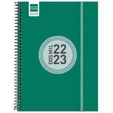 AGENDA ESCOLAR 2023-2024 FINOICAM ESPIR COLOR VERD S/V | 8422952357605 | 630572024 | Llibreria La Gralla | Llibreria online de Granollers