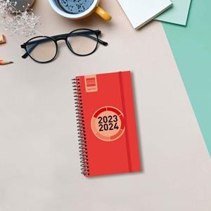 AGENDA ESCOLAR 2023-2024 FINOCAM ESPIR LABEL E9 VERMELL SV | 8422952357445 | 633033024 | Llibreria La Gralla | Llibreria online de Granollers