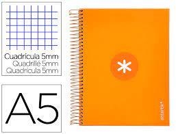 LLIBRETA ANTARTIK ESPIRAL A5 QUADRICULA MICROPERFORAT CARTRO TARONJA | 8423473042834 | 163553 | Llibreria La Gralla | Llibreria online de Granollers