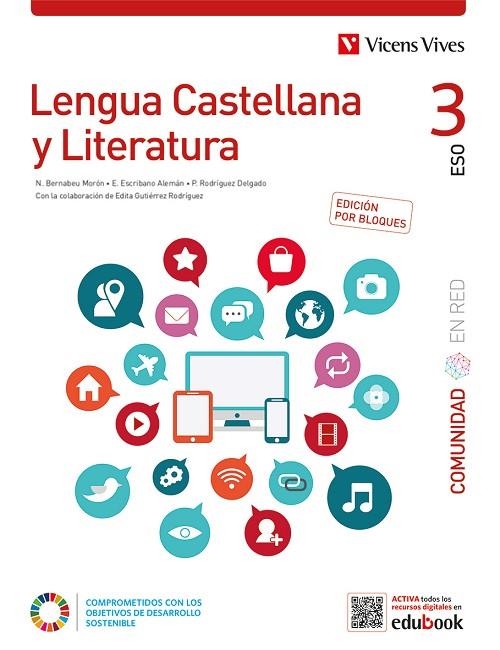LENGUA CASTELLANA Y LITERATURA 3 BL CT (CER) | 9788468286280 | BERNABEU MORON, NATALIA / ESCRIBANO ALEMAN, ELENA / RODRIGUEZ DELGADO, PALOMA | Llibreria La Gralla | Llibreria online de Granollers