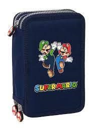 PLUMIER SAFTA SUPER MARIO TRIPLE | 8412688499199 | SAF412308857 | Llibreria La Gralla | Llibreria online de Granollers