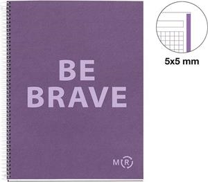 LLIBRETA NBOOK1 A5 ECO MR 90GR BE BRAVE 80 FULLS | 8422593469002 | MR46900 | Llibreria La Gralla | Librería online de Granollers