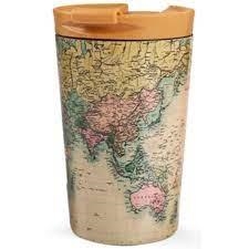 TASSA DE VIATGE IDRINK OLD MAP 260ML | 8057711469758 | ID0241 | Llibreria La Gralla | Llibreria online de Granollers