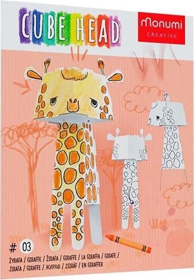 CABEZA CUBO REGULAR JIRAFA | 5903041010128 | MONUMI | Llibreria La Gralla | Librería online de Granollers