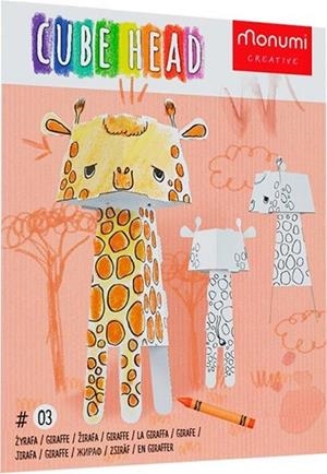 CABEZA CUBO REGULAR JIRAFA | 5903041010128 | MONUMI | Llibreria La Gralla | Llibreria online de Granollers