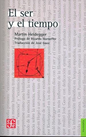 SER Y EL TIEMPO, EL | 9786071675835 | HEIDEGGER, MARTIN | Llibreria La Gralla | Llibreria online de Granollers