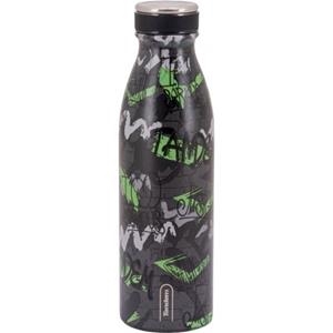 AMPOLLA TERMICA SPORTANDEM 500ML NEGRA/VERDA | 8412782993647 | SPO993647 | Llibreria La Gralla | Librería online de Granollers