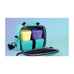 BOSSA ISOTERMICA MILAN AMB CARMANYOLES SUNSET VERDA | 8411574101055 | Llibreria La Gralla | Llibreria online de Granollers