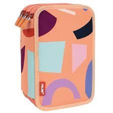 PLUMIER 3 PISOS AMB CONTINGUT MILAN ANIMALS TARONJA | 8411574101598 | 081364FARN | Llibreria La Gralla | Llibreria online de Granollers