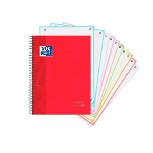 LLIBRETA A4 OXFORD EUROPEAN BOOK 10 COLORS VERMELL 90GR | 8412771039905 | 400151482 | Llibreria La Gralla | Llibreria online de Granollers