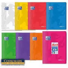 LLIBRETA A4 OXFORD 3 EN 1 COLORS | 8427291044452 | 400172931 | Llibreria La Gralla | Llibreria online de Granollers