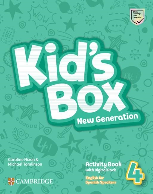 KID'S BOX NEW GENERATION ENGLISH FOR SPANISH SPEAKERS LEVEL 4 ACTIVITY BOOK WITH | 9788413224978 | NIXON, CAROLINE ;  TOMLINSON, MICHAEL | Llibreria La Gralla | Librería online de Granollers