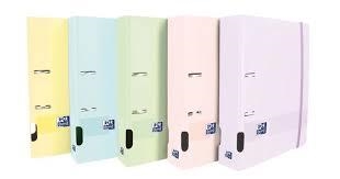 CARPESA 2 ANELLES OXFORD 65MM PLASTIC COLORS PASTEL | 8427291035955 | 400160092 | Llibreria La Gralla | Librería online de Granollers