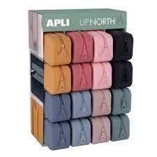 PORTATOT APLI SILICONA COLORS VARIATS UP NORTH | 8410782195177 | 19498 | Llibreria La Gralla | Librería online de Granollers
