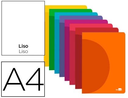 LLIBRETA A4 LLISA LIDERPAPEL 48 FULLS PLASTIC | 8423473050877 | LF12 | Llibreria La Gralla | Llibreria online de Granollers
