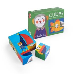 PUZZLE 6 CUBS POPIPOP | 3575676611050 | MOULIN ROTY | Llibreria La Gralla | Librería online de Granollers