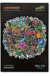 PUZZLE ANIWOOD GRAFFITI COLLECTION VACANCES M | 7301706740522 | ANIWOOD | Llibreria La Gralla | Librería online de Granollers