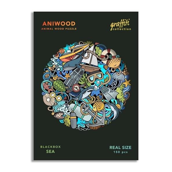 PUZZLE ANIWOOD GRAFFITI COLLECTION OCEA M | 7301706740768 | ANIWOOD | Llibreria La Gralla | Llibreria online de Granollers