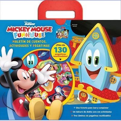 MICKEY MOUSE FUNHOUSE. MALETÍN DE CUENTOS, ACTIVIDADES Y PEGATINAS | 9788418940149 | DISNEY | Llibreria La Gralla | Librería online de Granollers