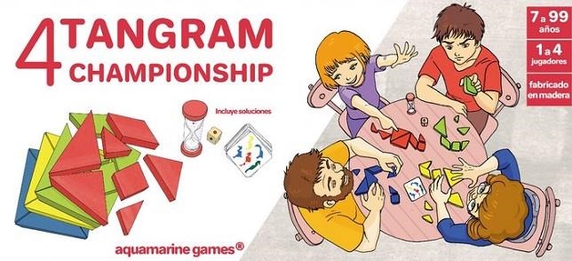 JUEGO 4 TANGRAM CHAMPIONSHIP | 8432026201871 | AQUAMARINE GAMES | Llibreria La Gralla | Librería online de Granollers