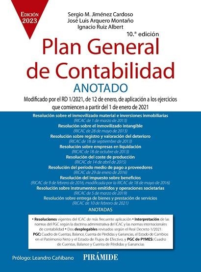 PLAN GENERAL DE CONTABILIDAD ANOTADO 2023 | 9788436848397 | VVAA | Llibreria La Gralla | Llibreria online de Granollers