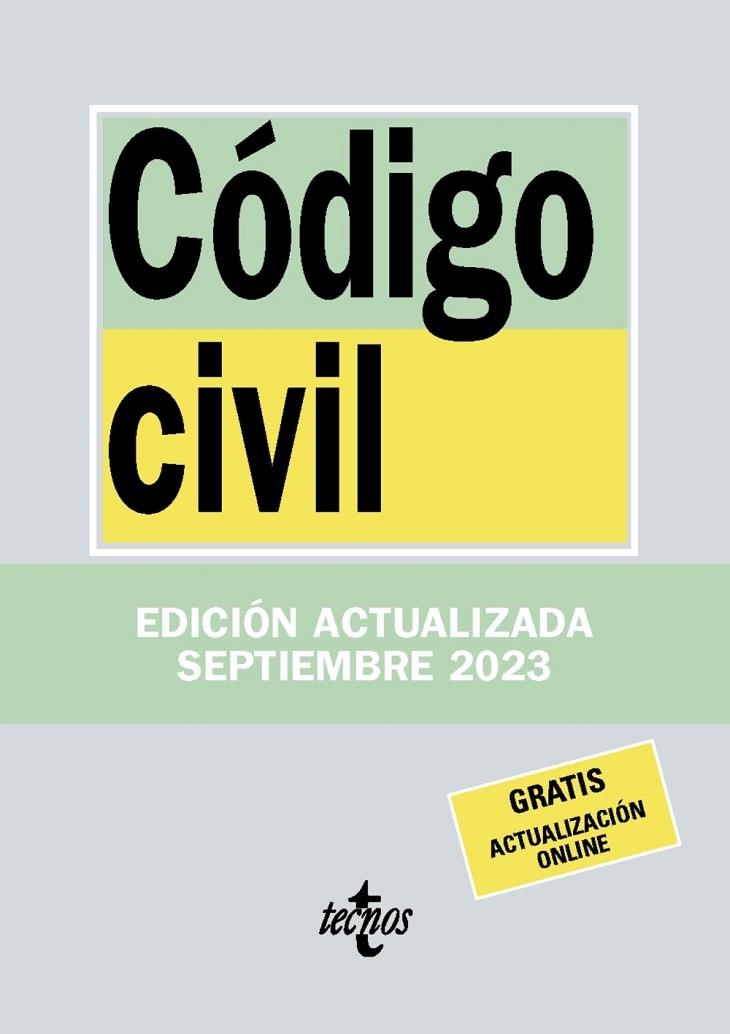 CÓDIGO CIVIL 2023 | 9788430988303 | EDITORIAL TECNOS | Llibreria La Gralla | Llibreria online de Granollers