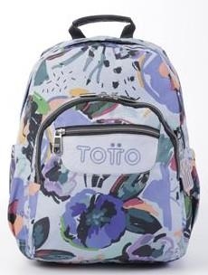 MOTXILLA TOTTO MORRAL GOMMAS FLORAL | 7704758625753 | TOTTO | Llibreria La Gralla | Llibreria online de Granollers