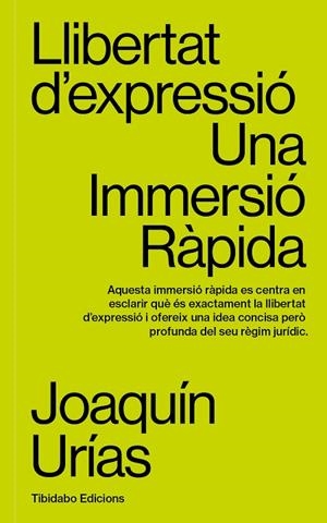 LLIBERTAT D'EXPRESSIÓ | 9788419683663 | URÍAS, JOAQUÍN | Llibreria La Gralla | Librería online de Granollers