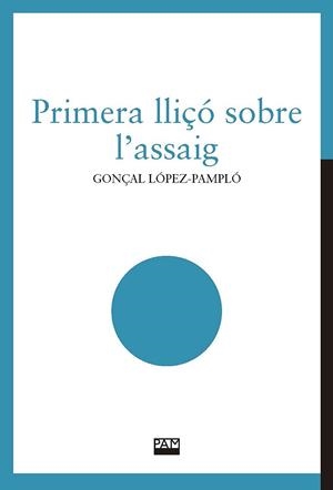 PRIMERA LLIÇÓ SOBRE L'ASSAIG | 9788491912828 | LÓPEZ-PAMPLÓ, GONÇAL | Llibreria La Gralla | Librería online de Granollers