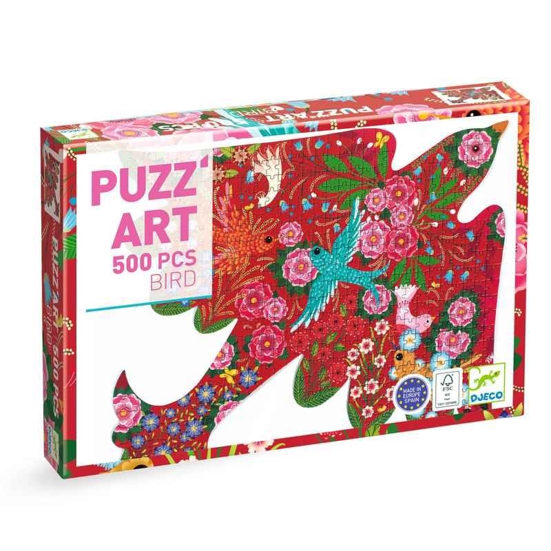 PUZZ ART 500 PECES OCELLS | 3070900076686 | DJECO | Llibreria La Gralla | Llibreria online de Granollers