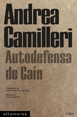 AUTODEFENSA DE CAÍN (BOLSILLO) | 9788418481130 | CAMILLERI, ANDREA | Llibreria La Gralla | Librería online de Granollers