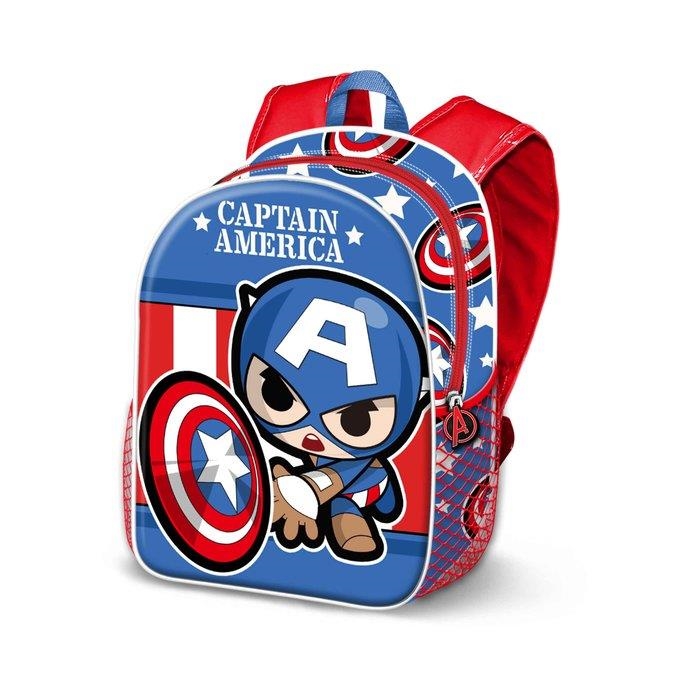 MOTXILLA 3D PETITA CAPITÀ AMERICA LET'S GO! | 8445118053036 | KARACTER MANIA | Llibreria La Gralla | Llibreria online de Granollers