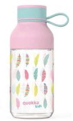 AMPOLLA INFANTIL TRITAN AMB NANSA 430 ML PLOMES ROSA | 8412497401536 | QUOKKA | Llibreria La Gralla | Llibreria online de Granollers