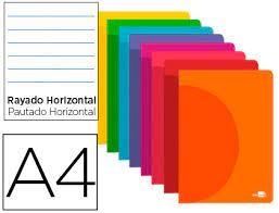 LLIBRETA A4 LIDERPAPEL RATLLADA COLORS 48 FULLS | 8423473883604 | 5086 | Llibreria La Gralla | Librería online de Granollers