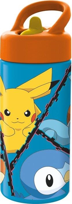 AMPOLLA PLASTIC INFANTIL AMB NANSA I PALLETA POKEMON 400 ML | 8412497080014 | STOR | Llibreria La Gralla | Llibreria online de Granollers