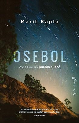 OSEBOL VOCES DE UN PUEBLO SUECO | 9788412708554 | KAPLA, MARIT | Llibreria La Gralla | Llibreria online de Granollers