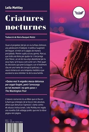 CRIATURES NOCTURNES | 9788419332486 | MOTTLEY, LEILA | Llibreria La Gralla | Llibreria online de Granollers