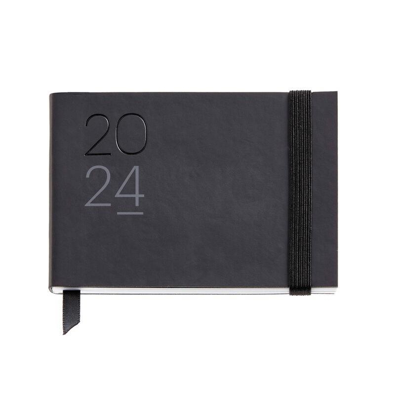 AGENDA 2024 MIQUELRIUS LUXOR POCKET DP CAT NEGRE | 8422593323281 | MR32328 | Llibreria La Gralla | Llibreria online de Granollers
