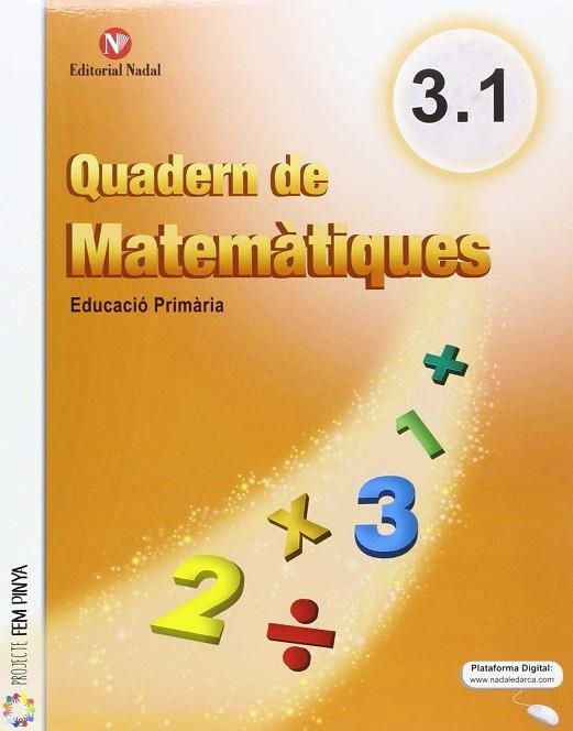 QUADERN MATEMÀTIQUES 3R.PRIMARIA. TRIMESTRAL | 9788478877478 | VV.AA | Llibreria La Gralla | Llibreria online de Granollers