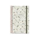 AGENDA 2024 MIQUELRIUS ESPIRAL ACTIVA A6 SV CAT FLORS BLANQUES | 8422593388136 | MR38813 | Llibreria La Gralla | Llibreria online de Granollers