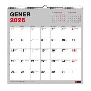 CALENDARI 2026 MIQUELRIUS PARET 30X30 ESCRIURE | 8422593281840 | MR28295 | Llibreria La Gralla | Llibreria online de Granollers