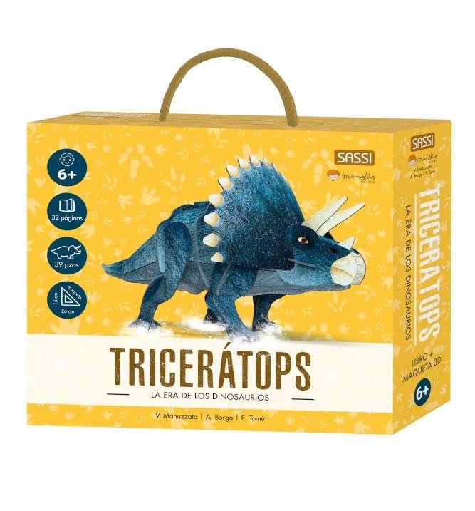 TRICERATOPS DINOSAURIOS 3D | 9788419714053 | I. TREVISAN, V. MANUZZATO, A. BORGO, G. MENEGUZZO | Llibreria La Gralla | Librería online de Granollers