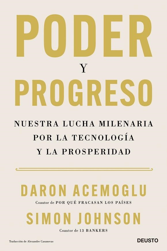 PODER Y PROGRESO | 9788423436378 | ACEMOGLU, DARON ;  JOHNSON, SIMON | Llibreria La Gralla | Librería online de Granollers
