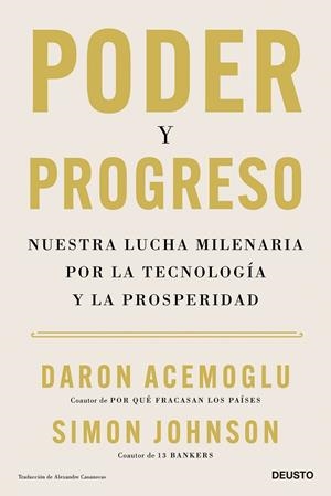 PODER Y PROGRESO | 9788423436378 | ACEMOGLU, DARON ;  JOHNSON, SIMON | Llibreria La Gralla | Llibreria online de Granollers