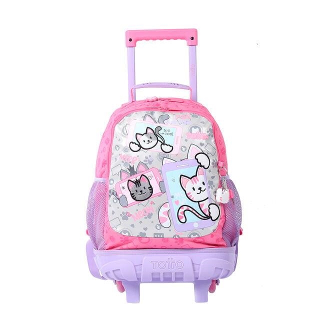 MOTXILLA TOTTO PETITA RODES GATS SELFIE | 7704758810760 | MJ03SLC005-2320-9IDM | Llibreria La Gralla | Llibreria online de Granollers