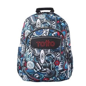 MOTXILLA TOTTO ACUARELES MUSIKA | 7704758806329 | MA04ECO021-2326N-5CS | Llibreria La Gralla | Librería online de Granollers