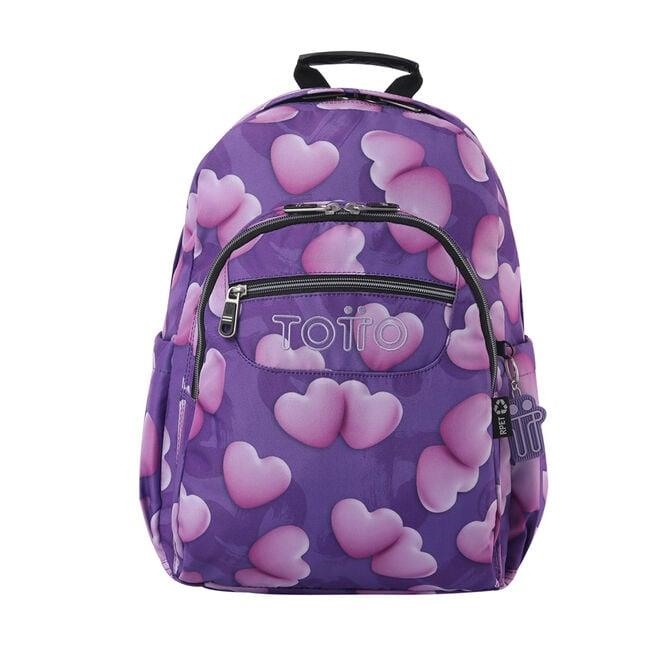 MOTXILLA TOTTO ACUARELES CORS LILA | 7704758806428 | MA04ECO021-2326N-4Q3 | Llibreria La Gralla | Librería online de Granollers