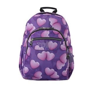 MOTXILLA TOTTO ACUARELES CORS LILA | 7704758806428 | MA04ECO021-2326N-4Q3 | Llibreria La Gralla | Librería online de Granollers